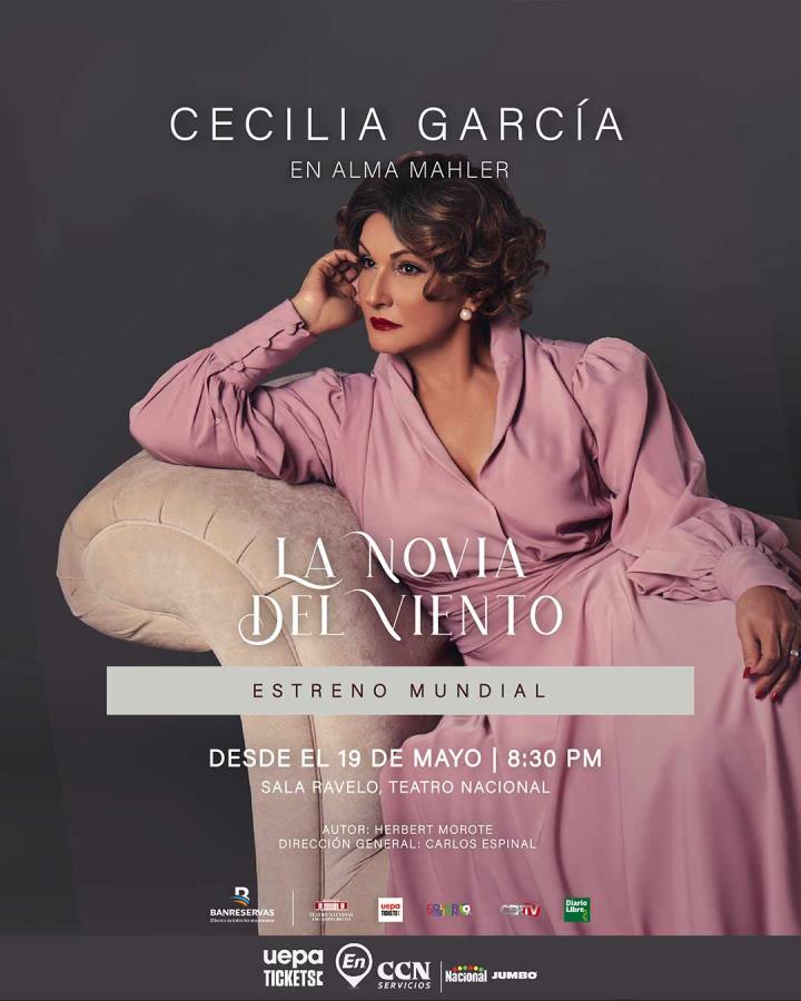 Cecilia García como: Alma Mahler la novia del viento
