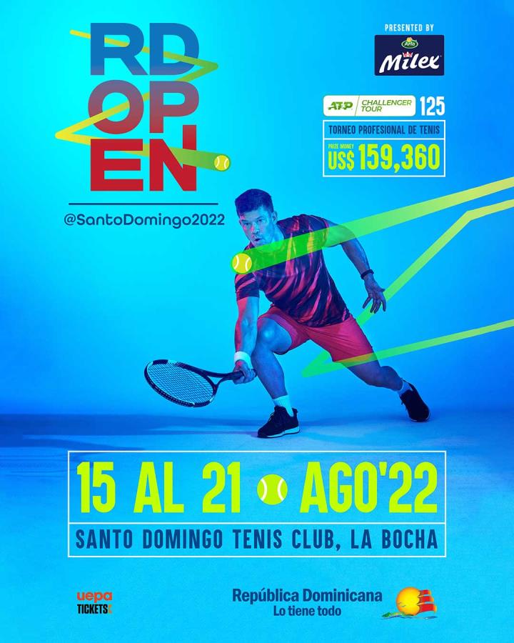 República Dominicana Open 2022 Presentado por Milex