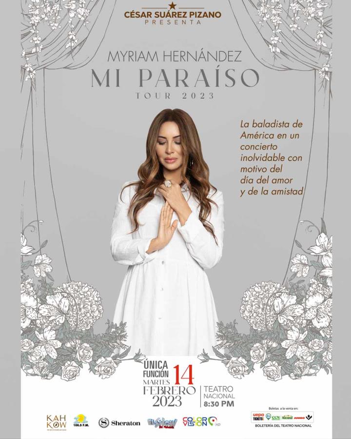 Myriam Hernández: Mi Paraiso Tour 2023