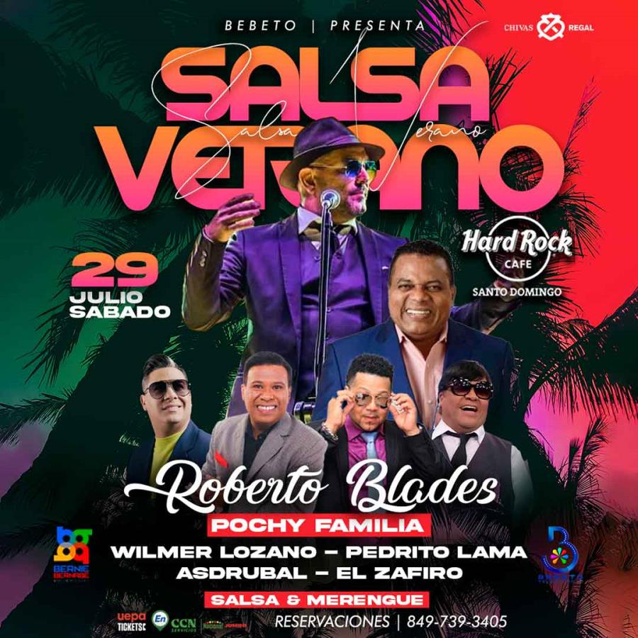 Salsa Verano 2023 En Vivo Roberto Blades, Pochy Familia, Wilmer Lozano, Pedrito Lama & Asdrubal