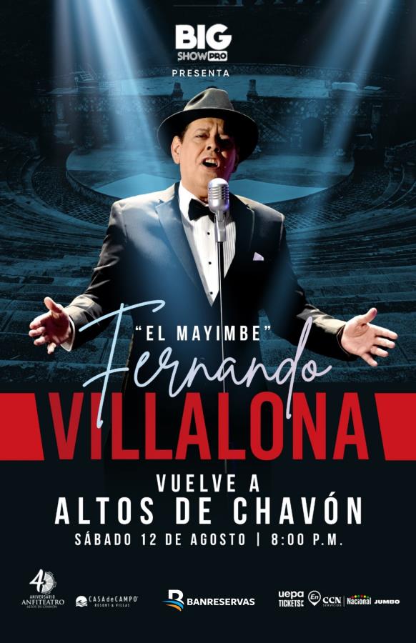 Fernando Villalona vuelve a Chavón