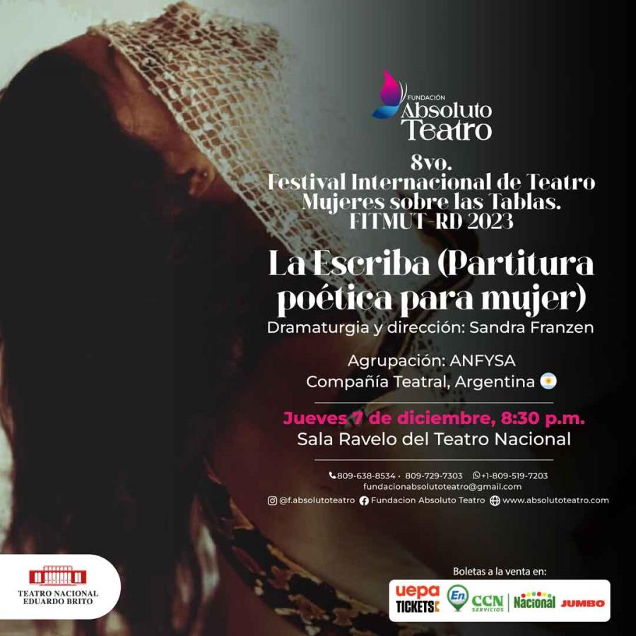 Festival INTL. De Teatro Mujeres Sobre Las Tablas La Escriba